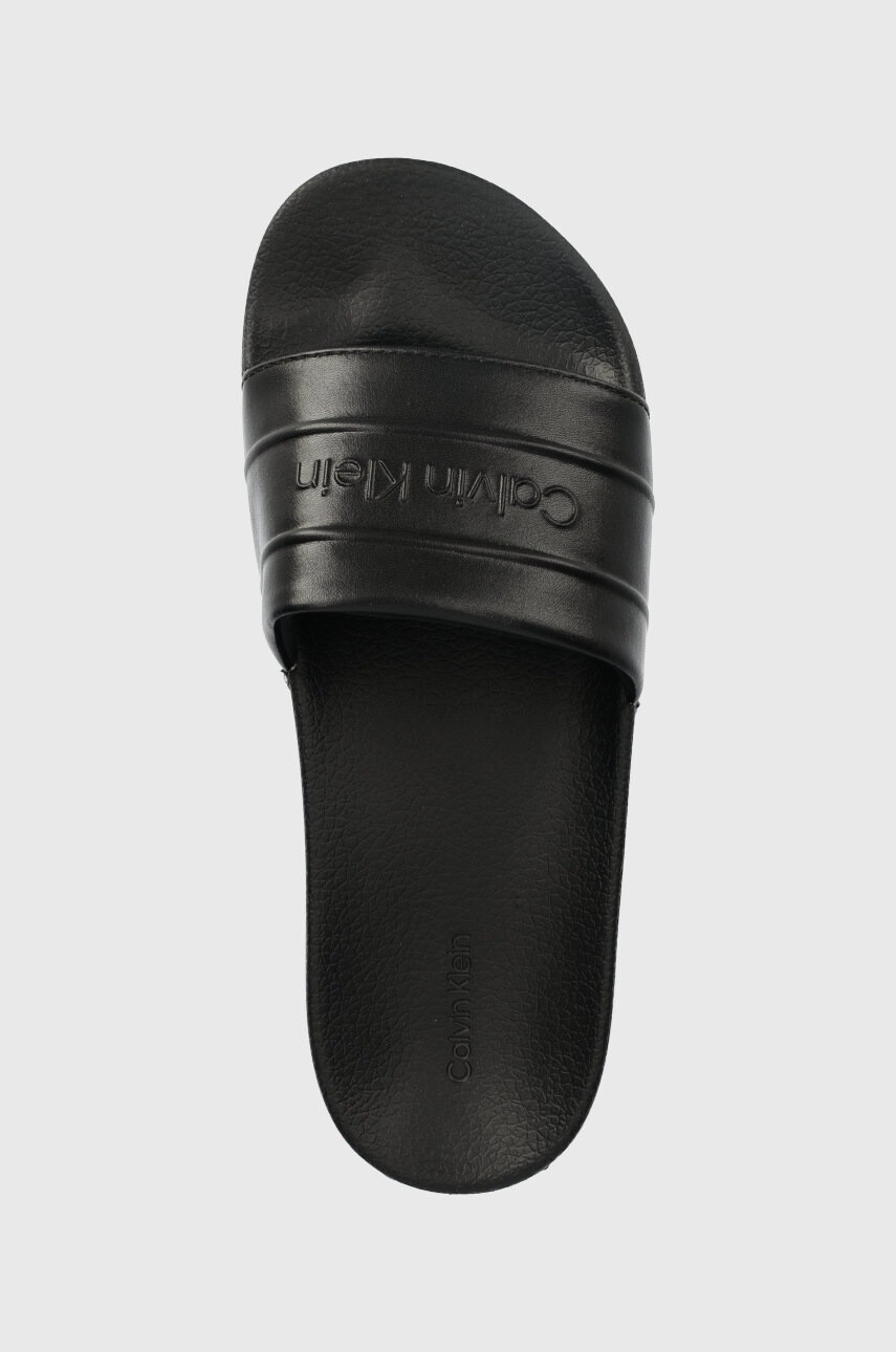 Calvin Klein Чехли Pool Slide в черно - Pepit.bg