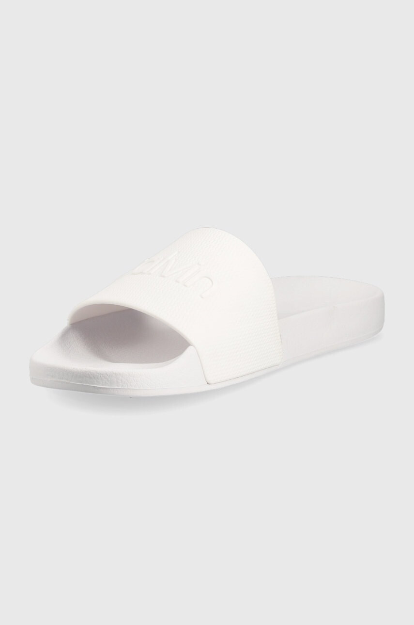Calvin Klein Чехли Pool Slide в бяло - Pepit.bg