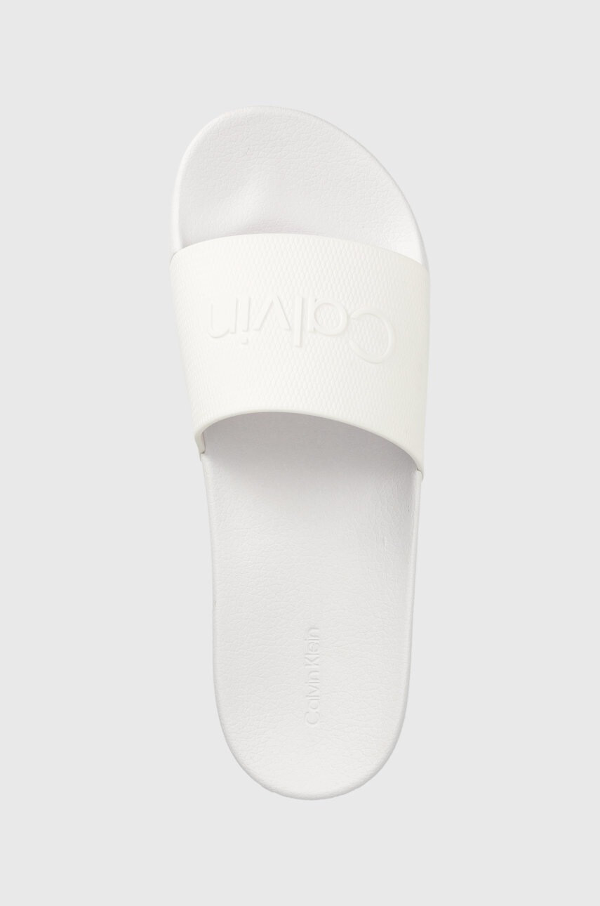 Calvin Klein Чехли Pool Slide в бяло - Pepit.bg