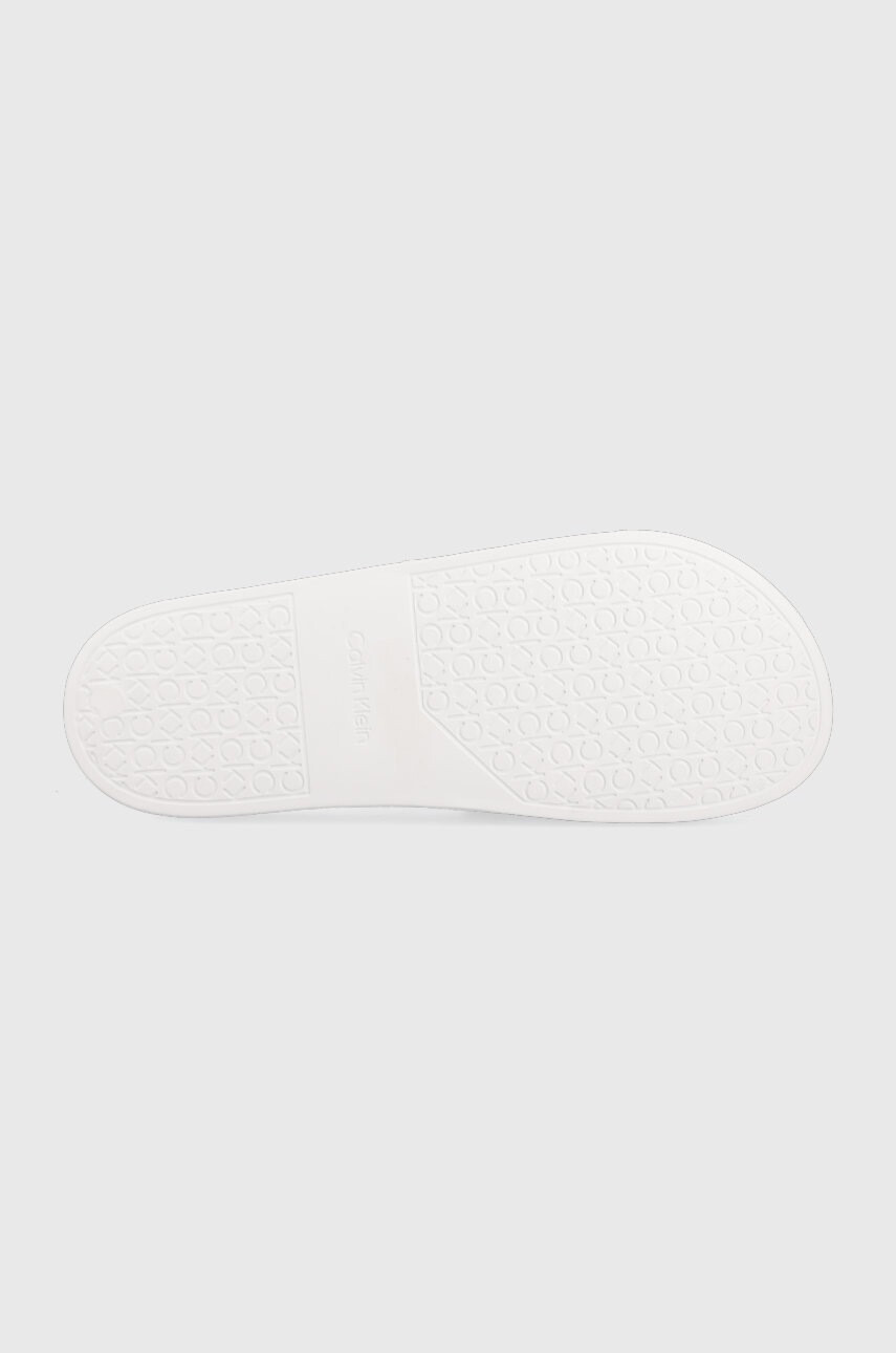 Calvin Klein Чехли Pool Slide в бяло - Pepit.bg