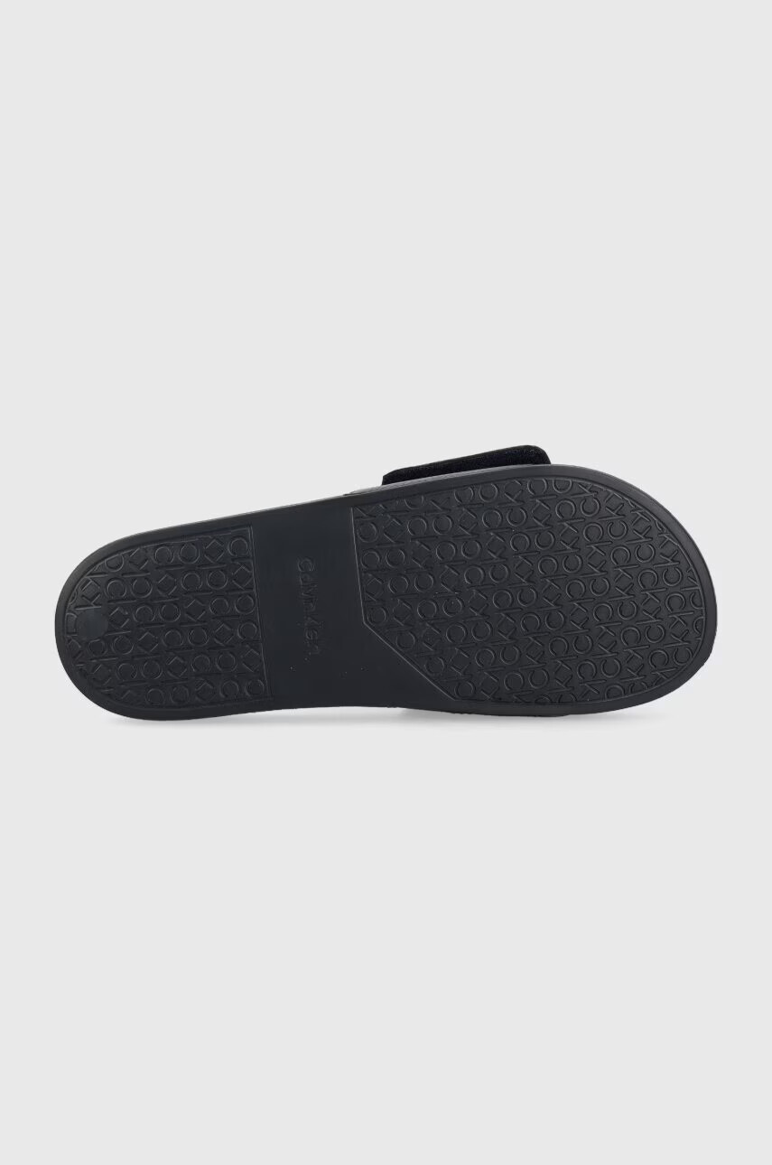 Calvin Klein Чехли ADJ POOL SLIDE PU в тъмносиньо HM0HM00957 - Pepit.bg