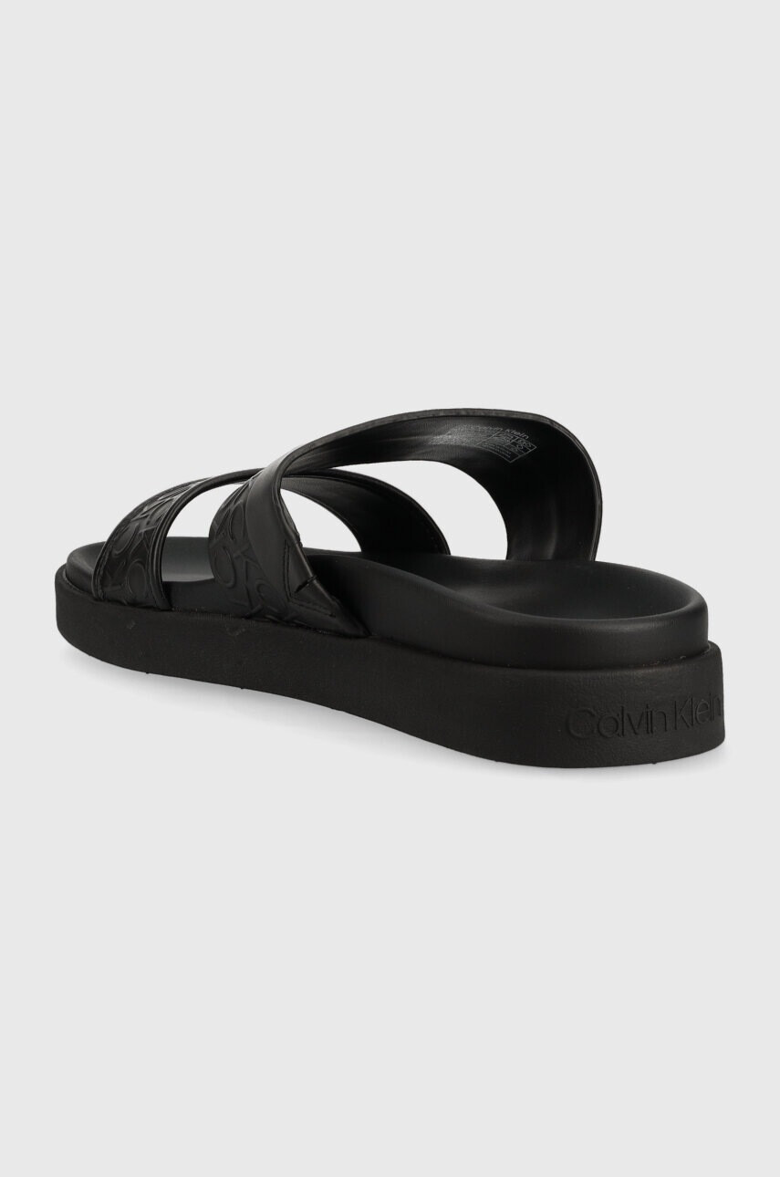Calvin Klein Чехли ERGO SLIDE - HF MONO в черно HW0HW01535 - Pepit.bg
