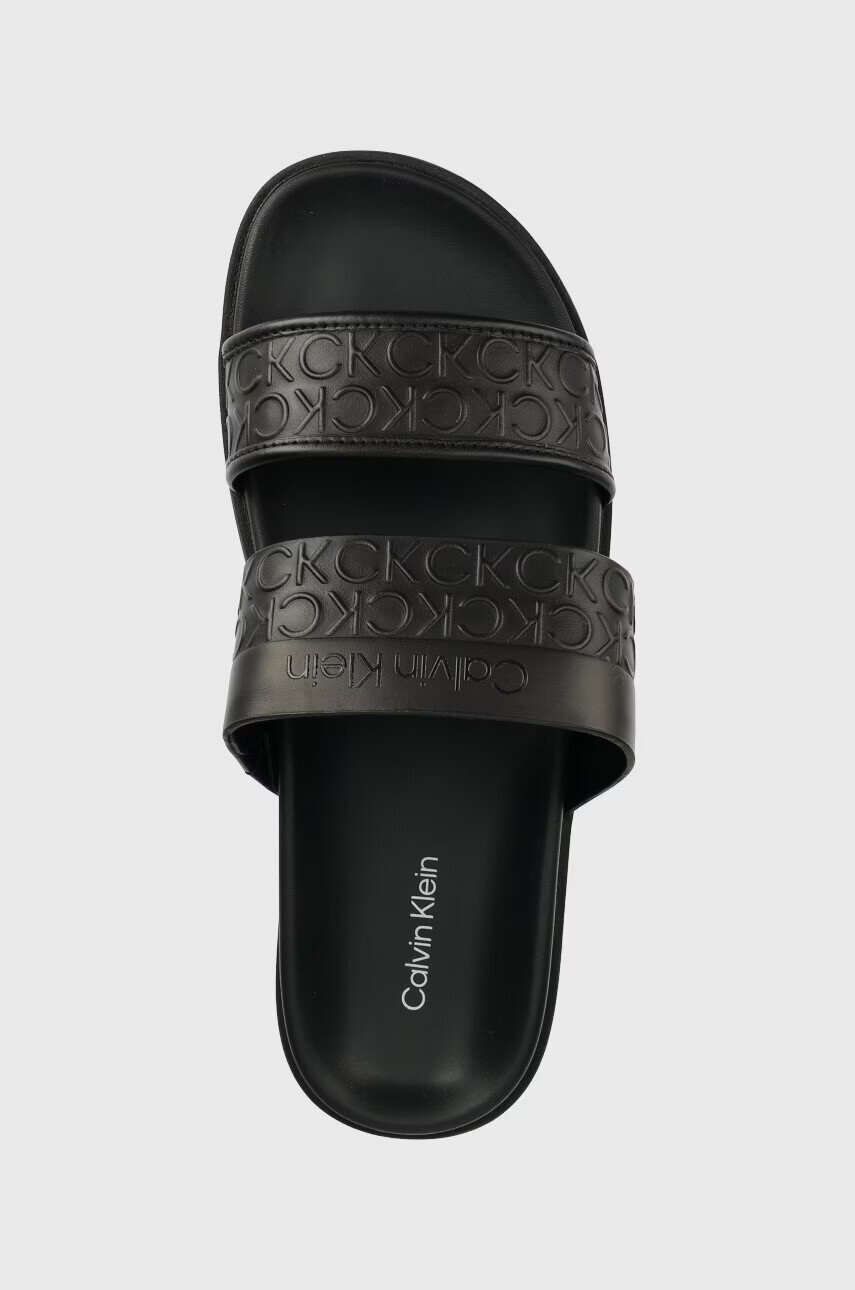 Calvin Klein Чехли ERGO SLIDE - HF MONO в черно HW0HW01535 - Pepit.bg