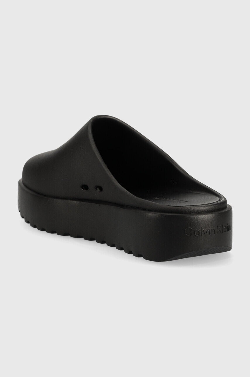 Calvin Klein Чехли HM0HM00872 MULE SLIPPER в черно - Pepit.bg