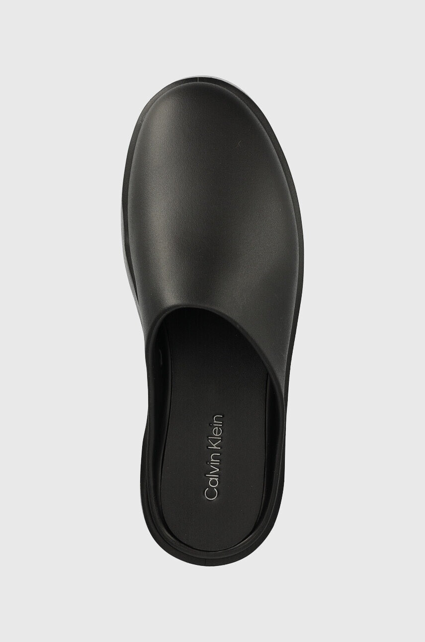 Calvin Klein Чехли HM0HM00872 MULE SLIPPER в черно - Pepit.bg