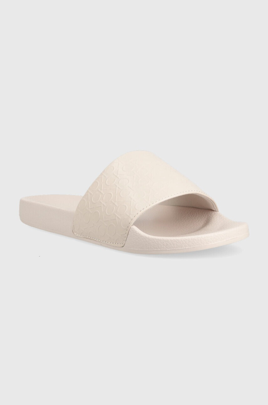 Calvin Klein Чехли POOL SLIDE - HF MONO в розово - Pepit.bg