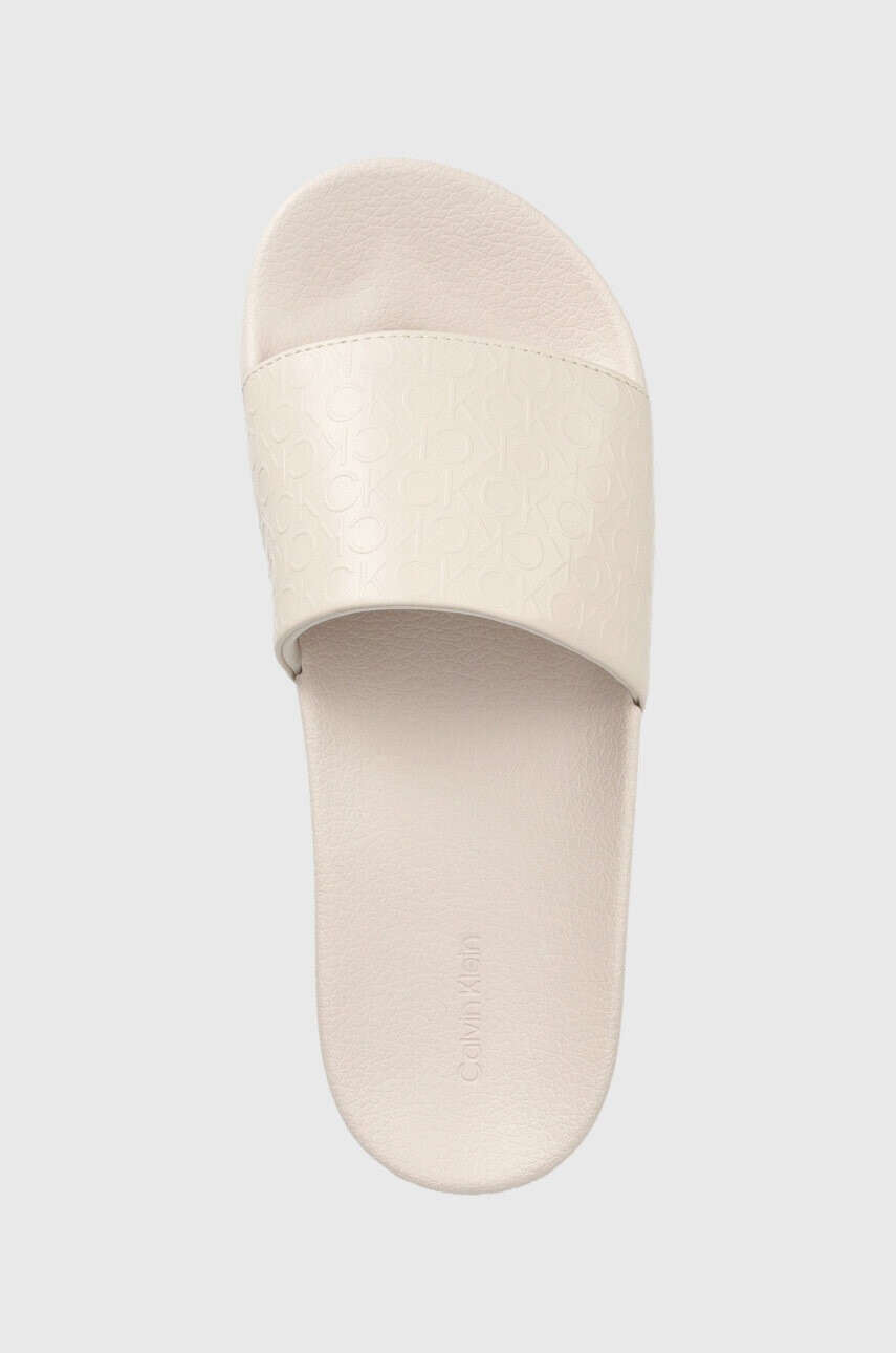 Calvin Klein Чехли POOL SLIDE - HF MONO в розово - Pepit.bg