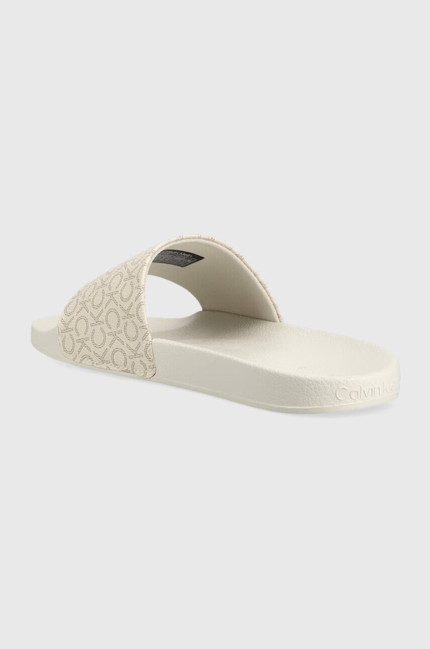Calvin Klein Чехли POOL SLIDE - MONO в бежово HW0HW01528 - Pepit.bg