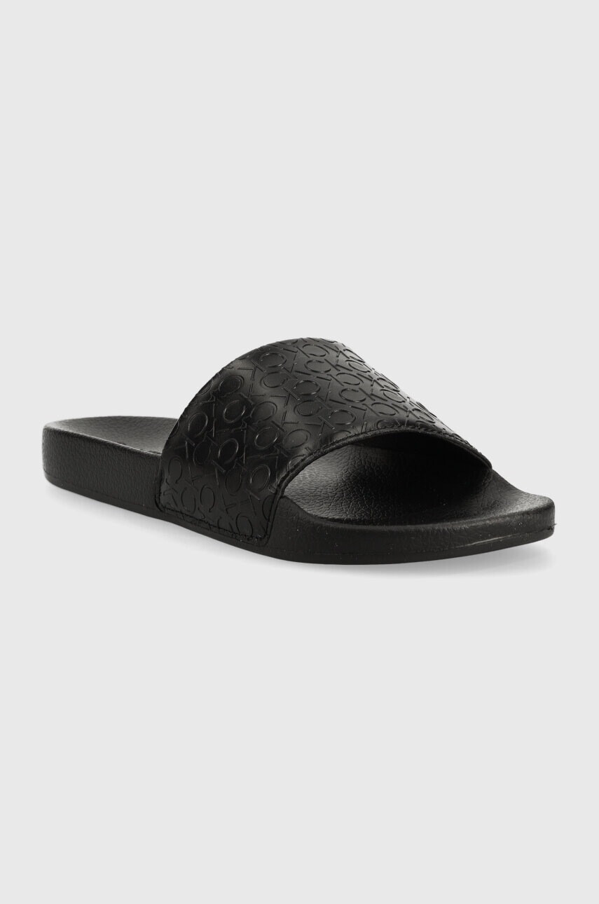 Calvin Klein Чехли POOL SLIDE - MONO в черно HW0HW01624 - Pepit.bg