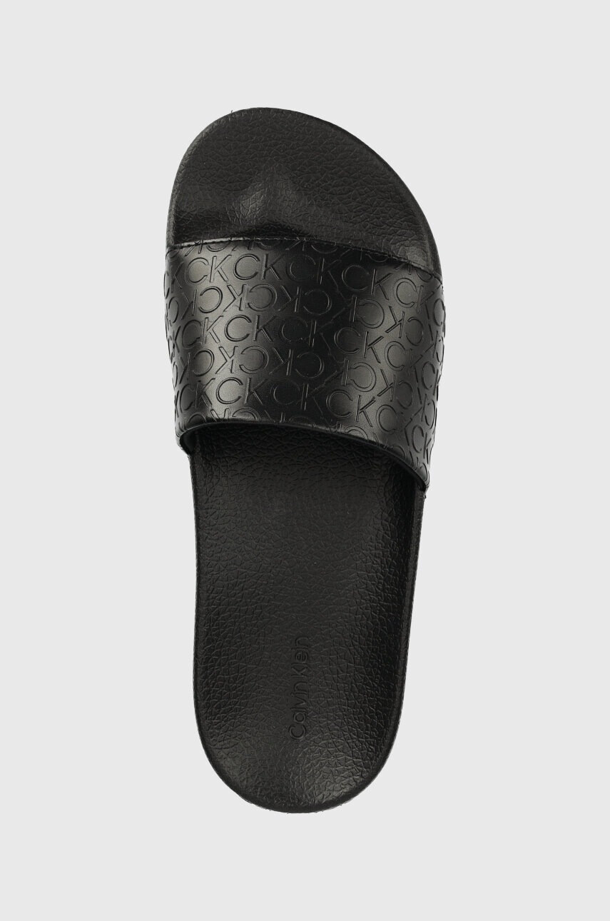 Calvin Klein Чехли POOL SLIDE - MONO в черно HW0HW01624 - Pepit.bg