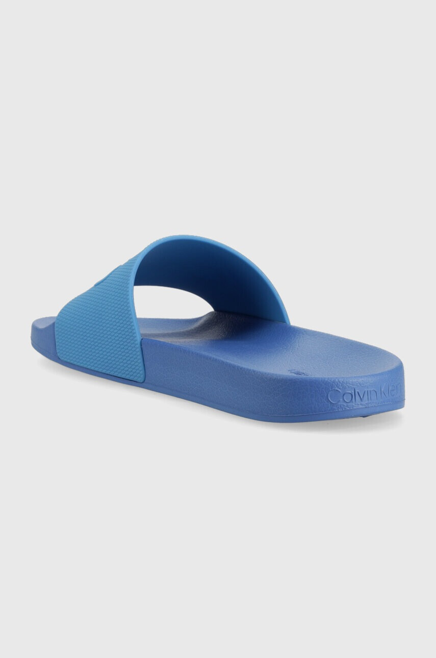 Calvin Klein Чехли POOL SLIDE RUBBER в синьо HM0HM00636 - Pepit.bg