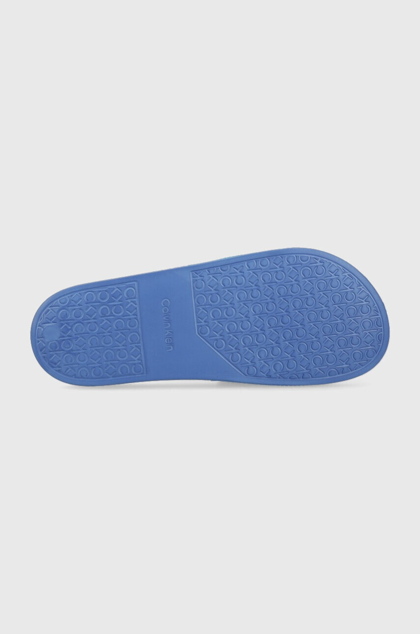 Calvin Klein Чехли POOL SLIDE RUBBER в синьо HM0HM00636 - Pepit.bg