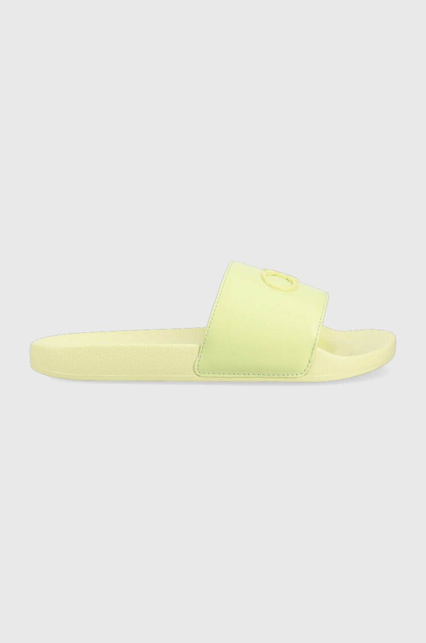 Calvin Klein Чехли POOL SLIDE W/HW в зелено с платформа HW0HW01509 - Pepit.bg
