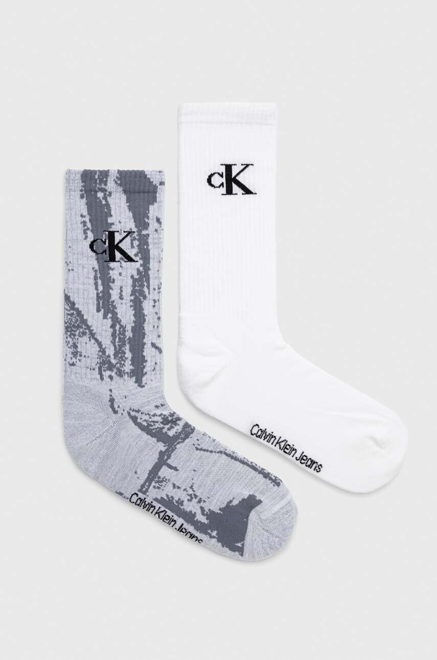 Calvin Klein Чорапи (2 броя) в бяло - Pepit.bg