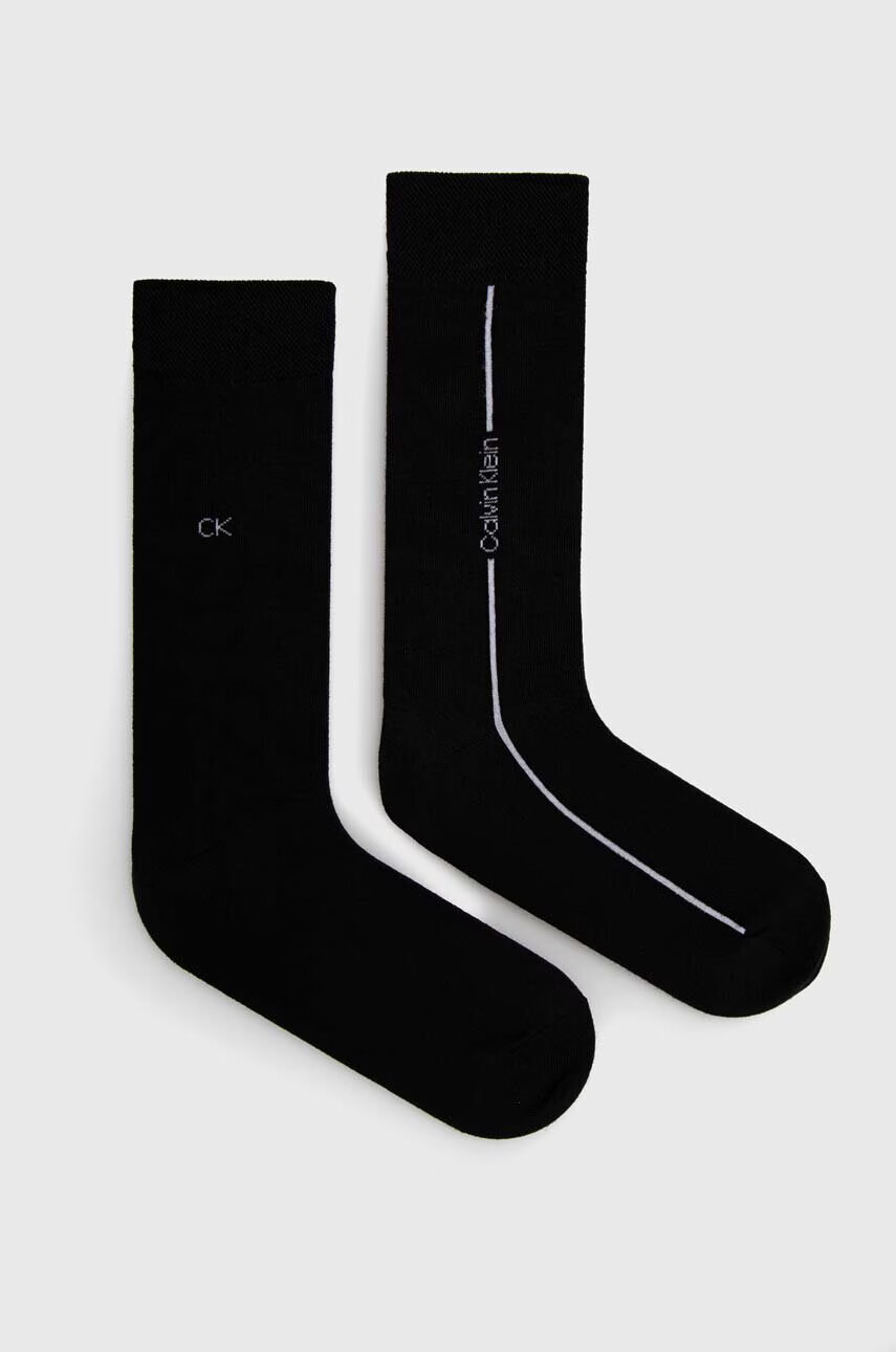 Calvin Klein Чорапи (2 броя) в черно - Pepit.bg
