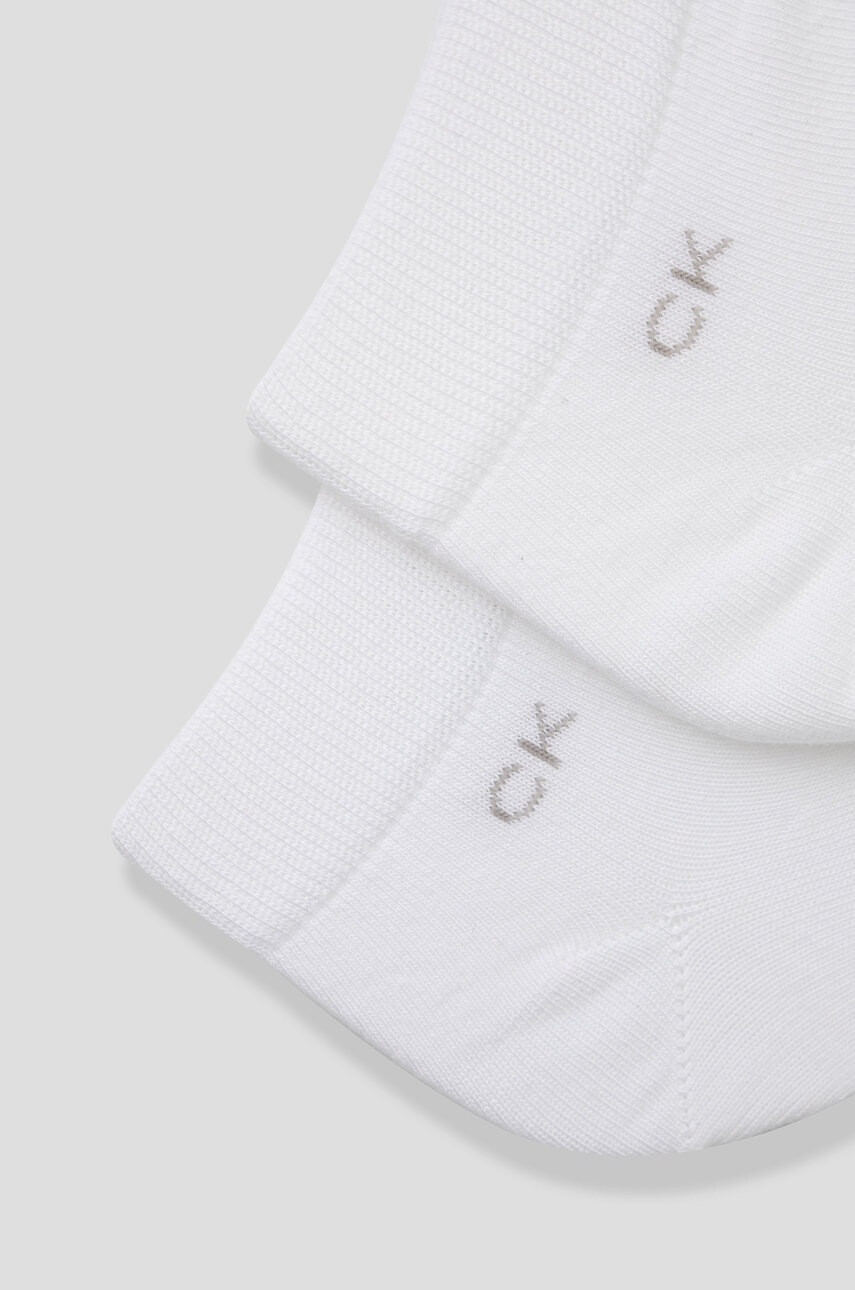 Calvin Klein Чорапи (2 чифта) мъжки в бяло - Pepit.bg