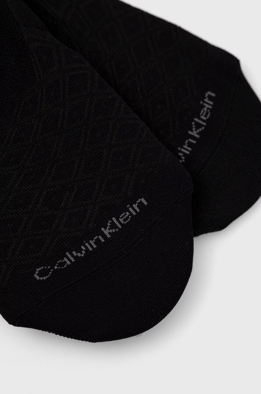 Calvin Klein Чорапи дамски в черно - Pepit.bg