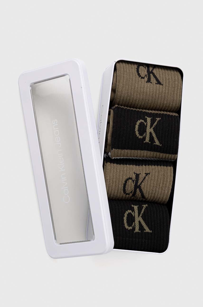 Calvin Klein Чорапи (4 чифта) в зелено - Pepit.bg