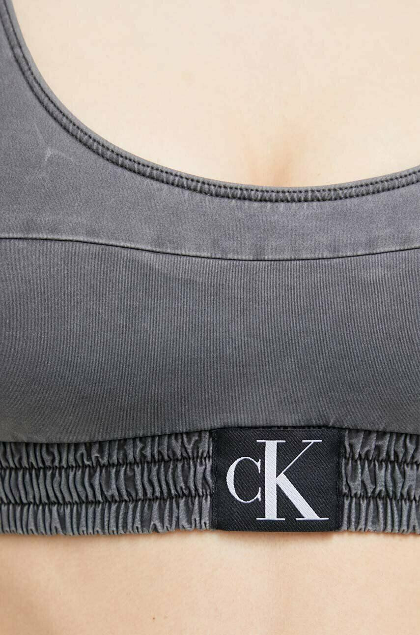 Calvin Klein Горнище на бански в черно - Pepit.bg