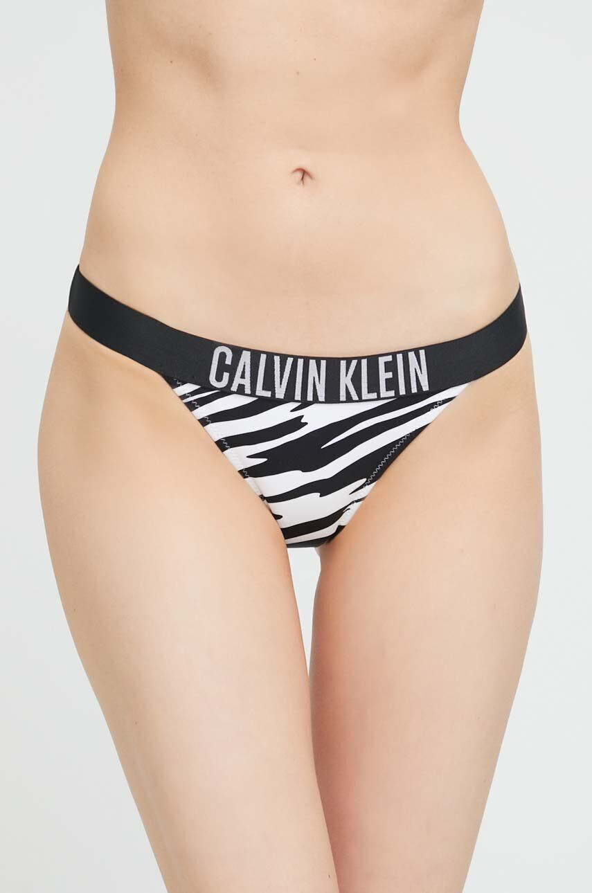 Calvin Klein Долнище на бански в черно - Pepit.bg