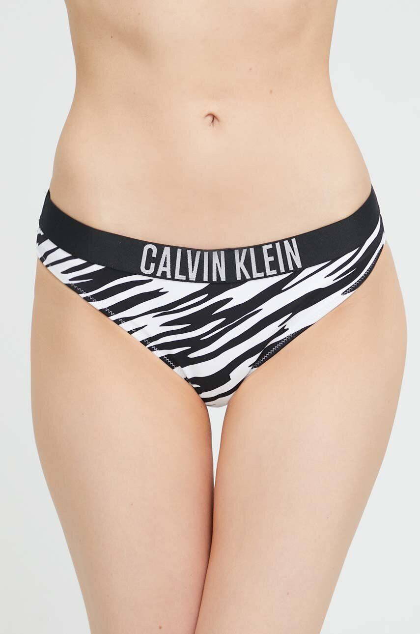 Calvin Klein Долнище на бански в черно - Pepit.bg