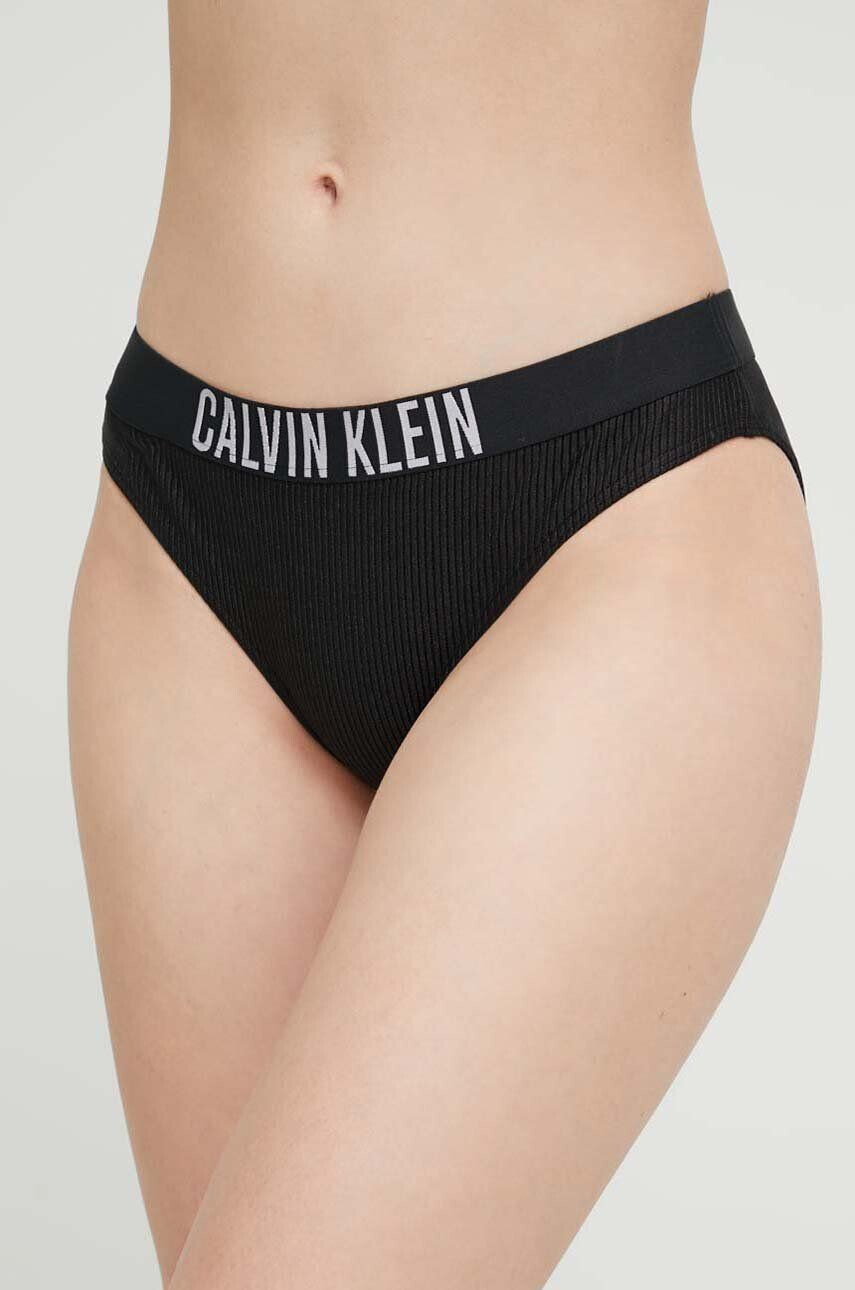 Calvin Klein Долнище на бански в черно - Pepit.bg