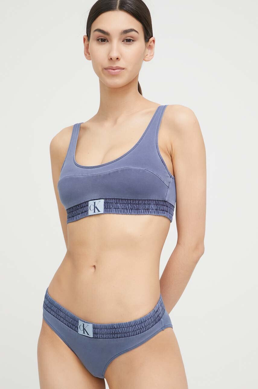 Calvin Klein Долнище на бански в тъмносиньо - Pepit.bg