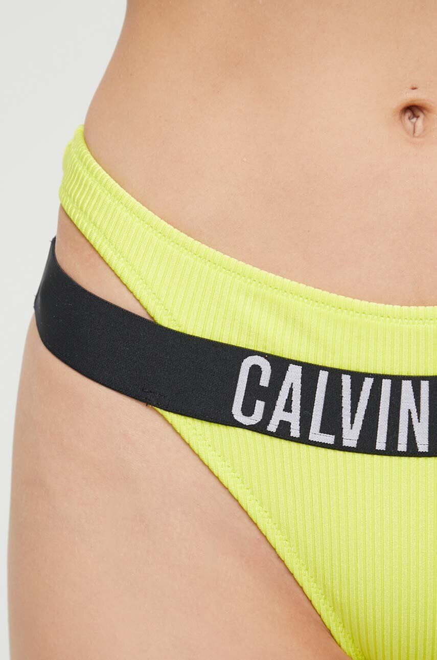 Calvin Klein Долнище на бански тип бразилиана в зелено - Pepit.bg