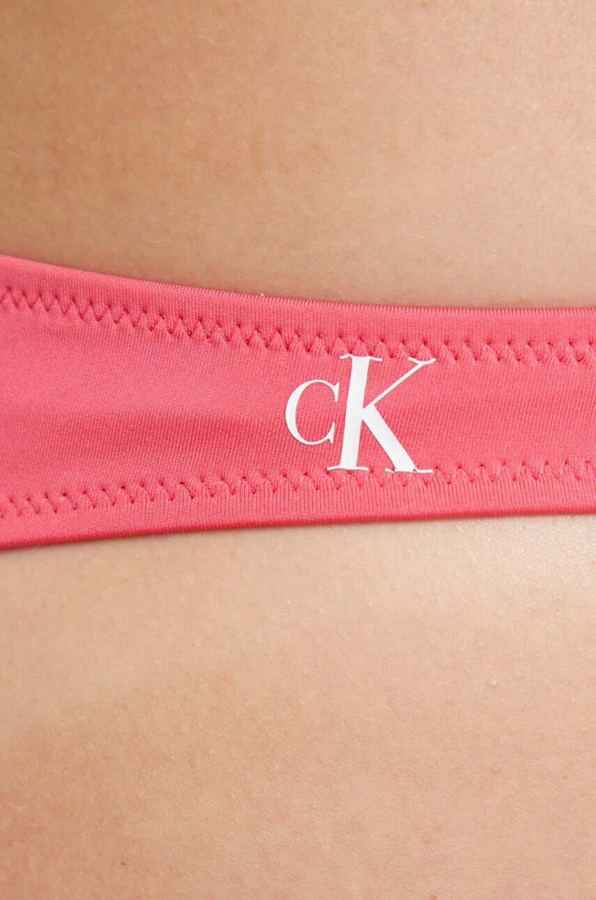Calvin Klein Долнище на бански тип бразилиана в лилаво - Pepit.bg
