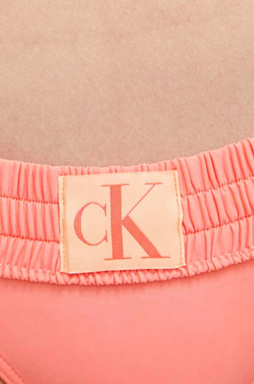 Calvin Klein Долнище на бански тип бразилиана в оранжево - Pepit.bg