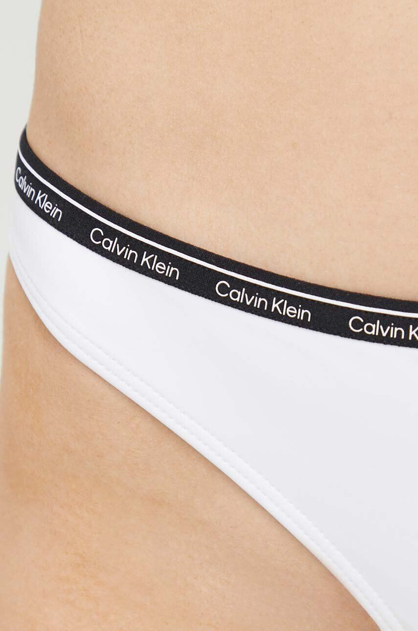 Calvin Klein Долнище на бански тип бразилиана в бяло - Pepit.bg