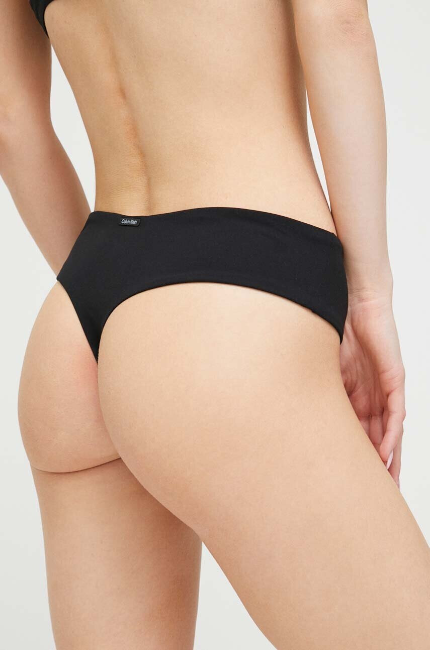 Calvin Klein Долнище на бански тип прашки в черно - Pepit.bg