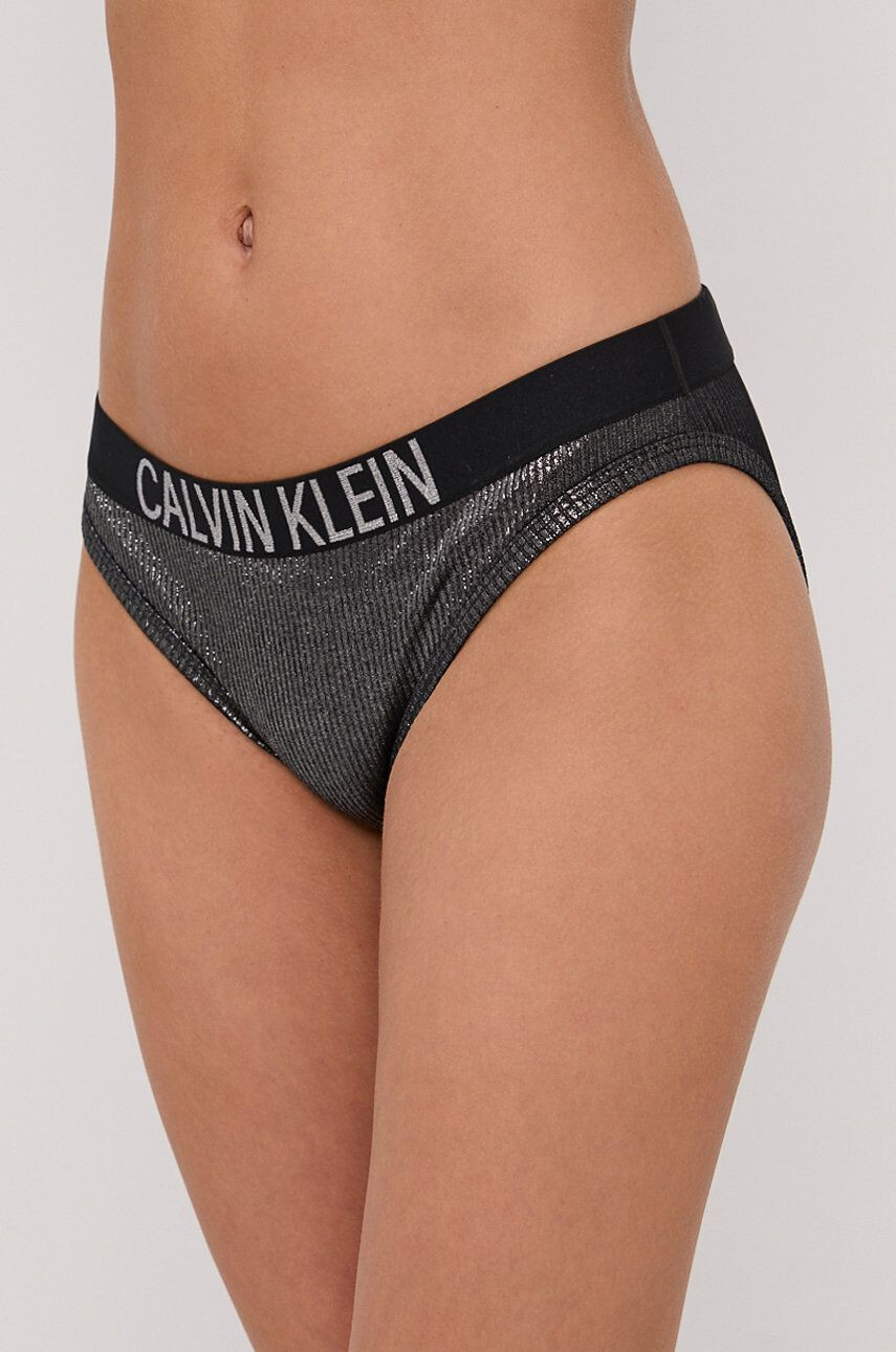 Calvin Klein Долнище на бански в черно - Pepit.bg