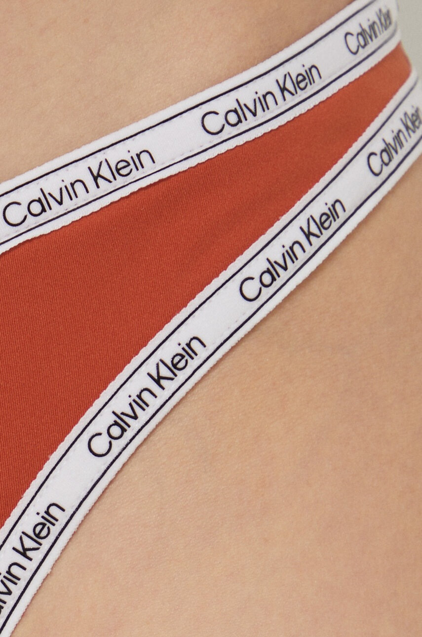 Calvin Klein Долнище на бански в оранжево - Pepit.bg