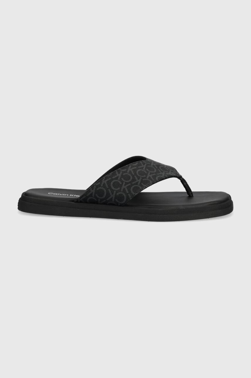 Calvin Klein Джапанки мъжко в черно - Pepit.bg