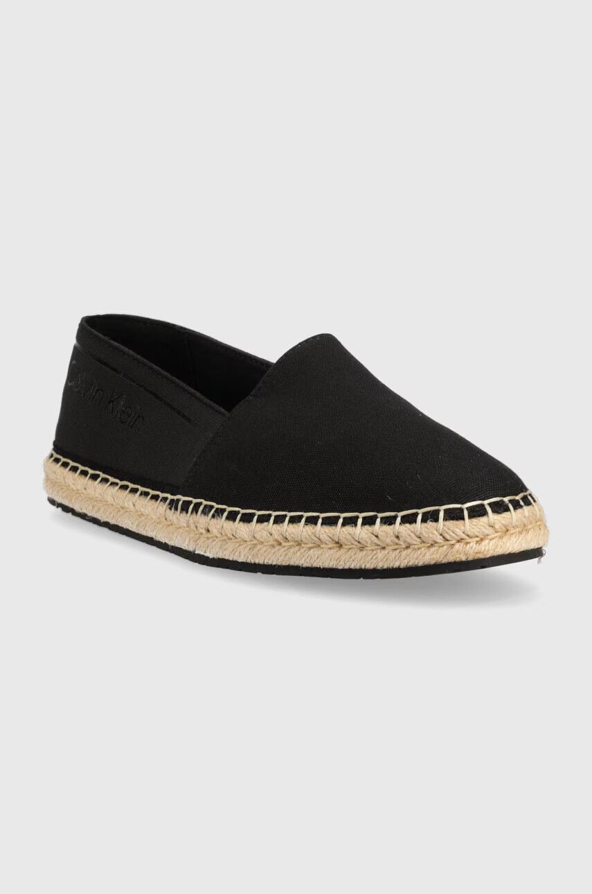 Calvin Klein Еспадрили ESPADRILLE HE - CANVAS в черно HW0HW01546 - Pepit.bg