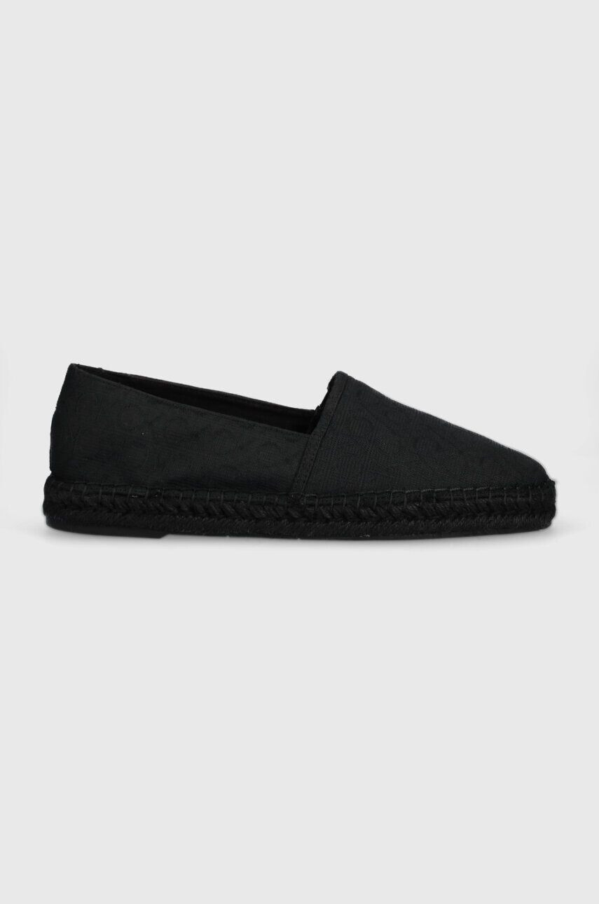 Calvin Klein Еспадрили ESPADRILLE MONO JQ в черно HM0HM00977 - Pepit.bg