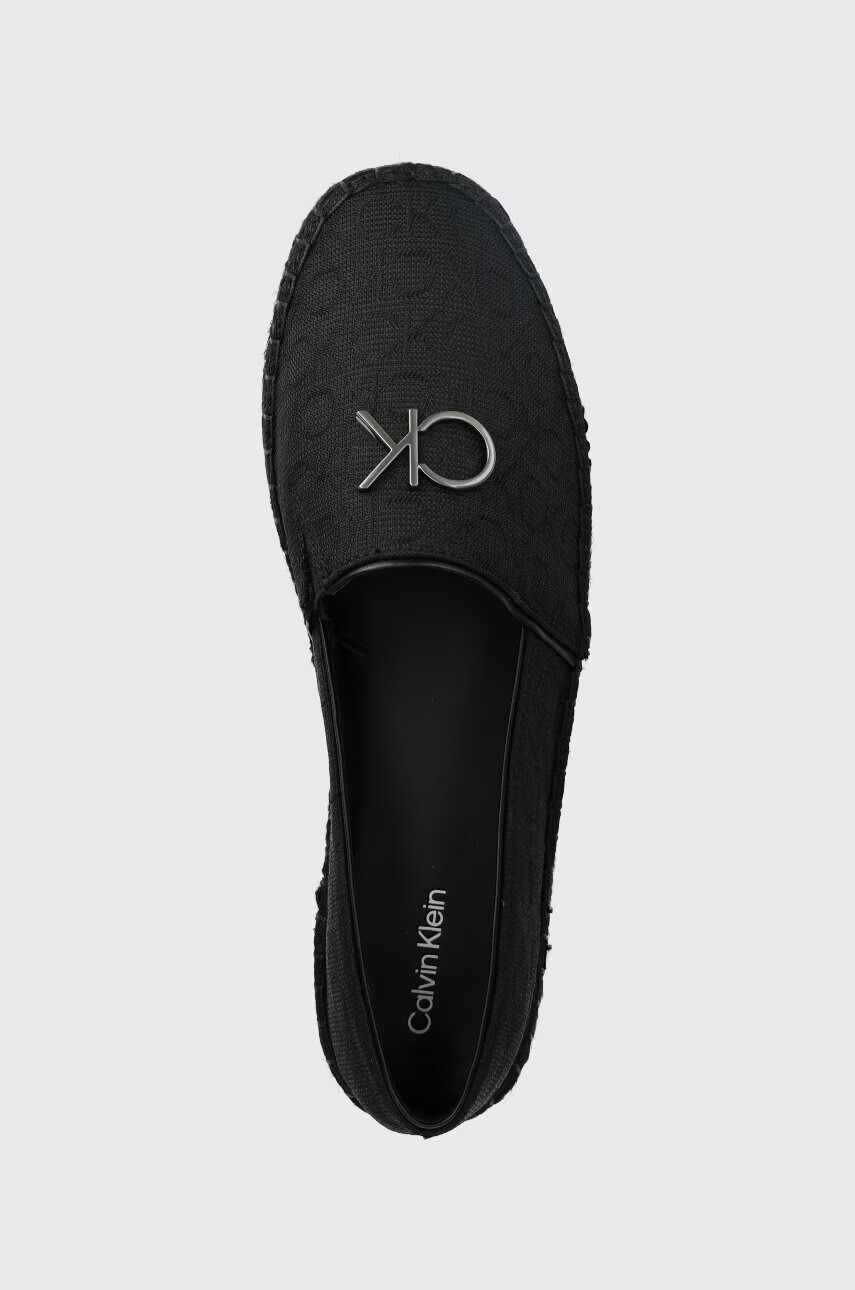 Calvin Klein Еспадрили ESPADRILLE W/HW - JQ в черно HW0HW01458 - Pepit.bg