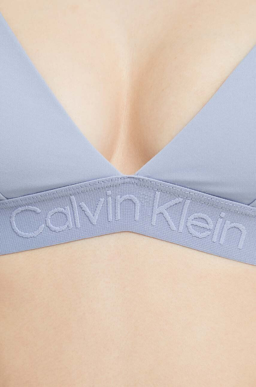 Calvin Klein Горнище на бански в синьо с леко подплатена чашка - Pepit.bg