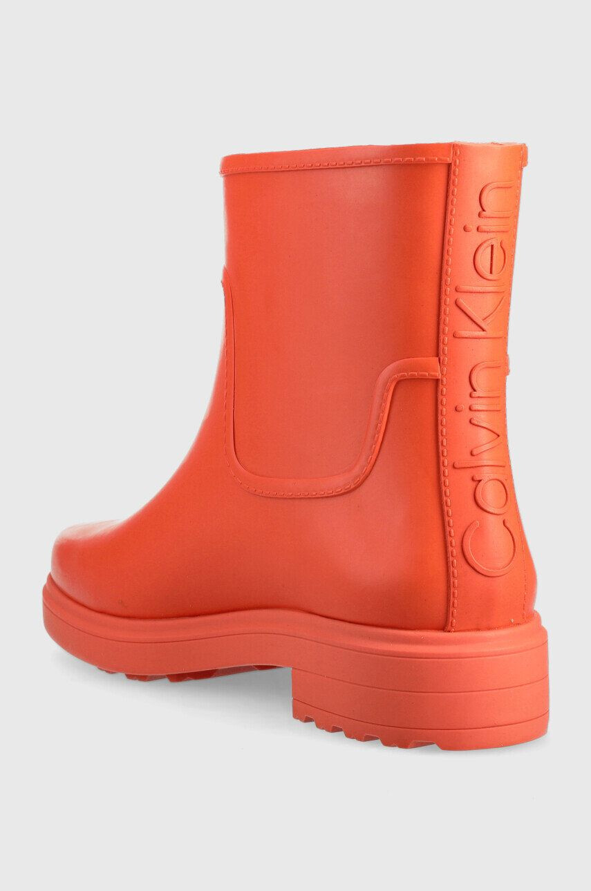 Calvin Klein Гумени ботуши Rain Boot в оранжево - Pepit.bg