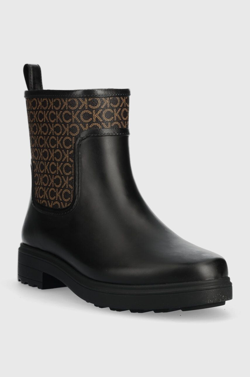 Calvin Klein Гумени ботуши Rain Boot в черно - Pepit.bg