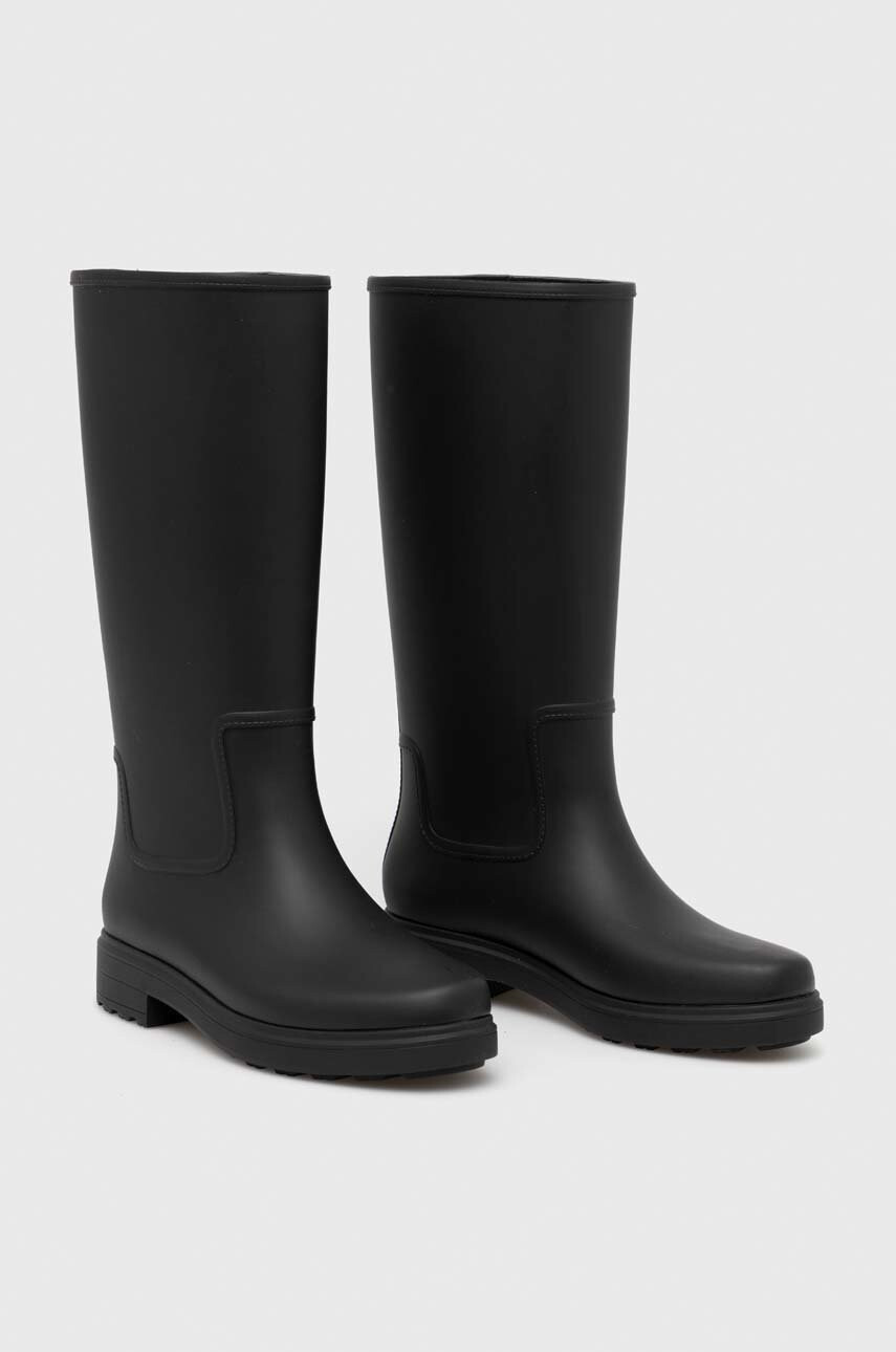Calvin Klein Гумени ботуши Rain Boot Knee в черно - Pepit.bg