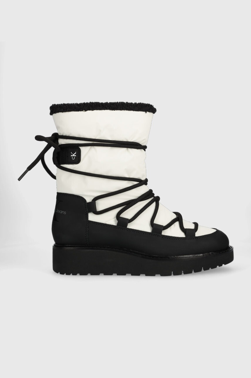Calvin Klein Jeans Апрески Plus Snow Boot в бяло - Pepit.bg
