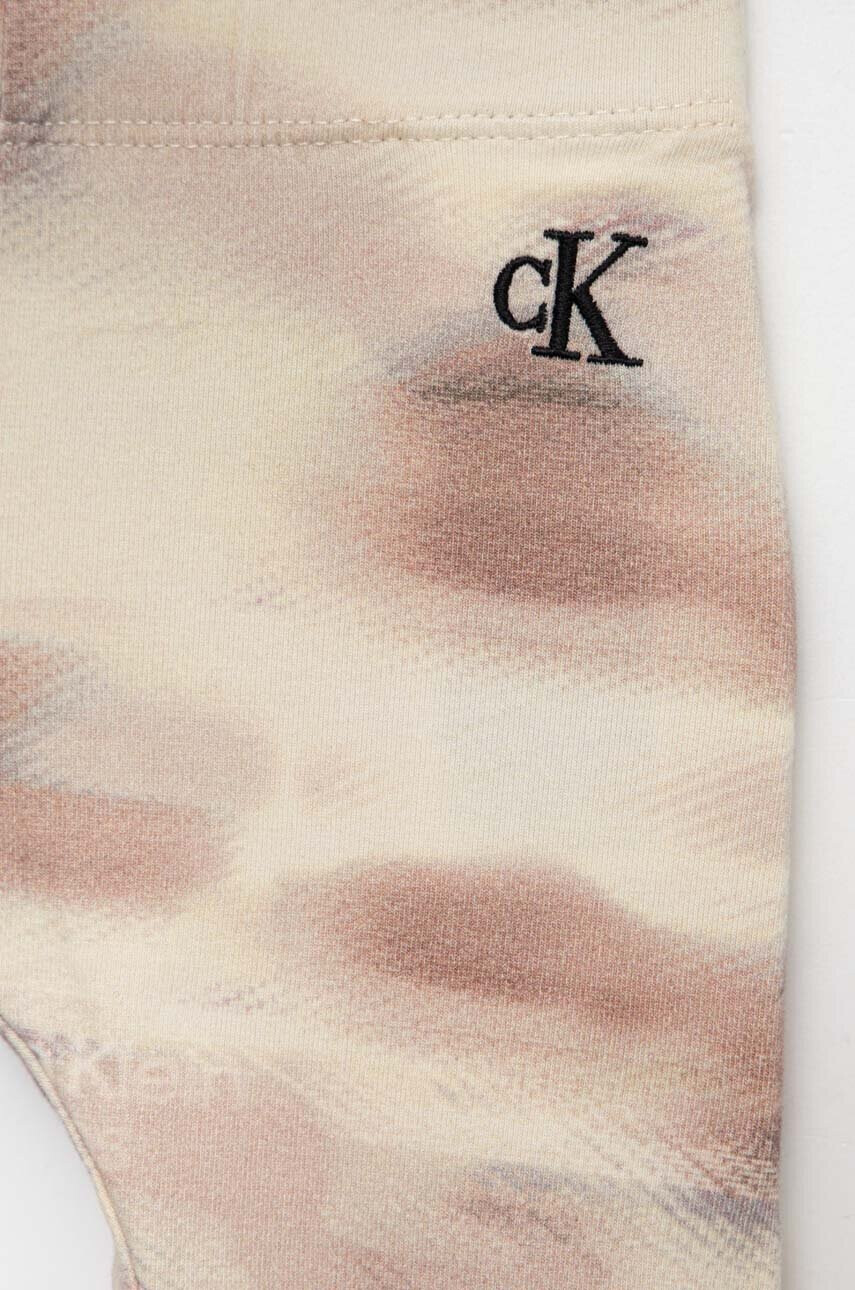 Calvin Klein Jeans Бебешки клин в бежово с десен - Pepit.bg