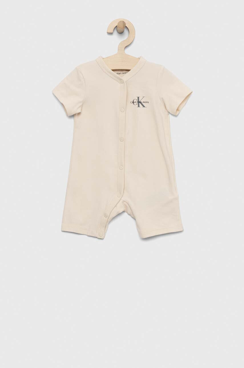 Calvin Klein Jeans Бебешки къс гащеризон - Pepit.bg