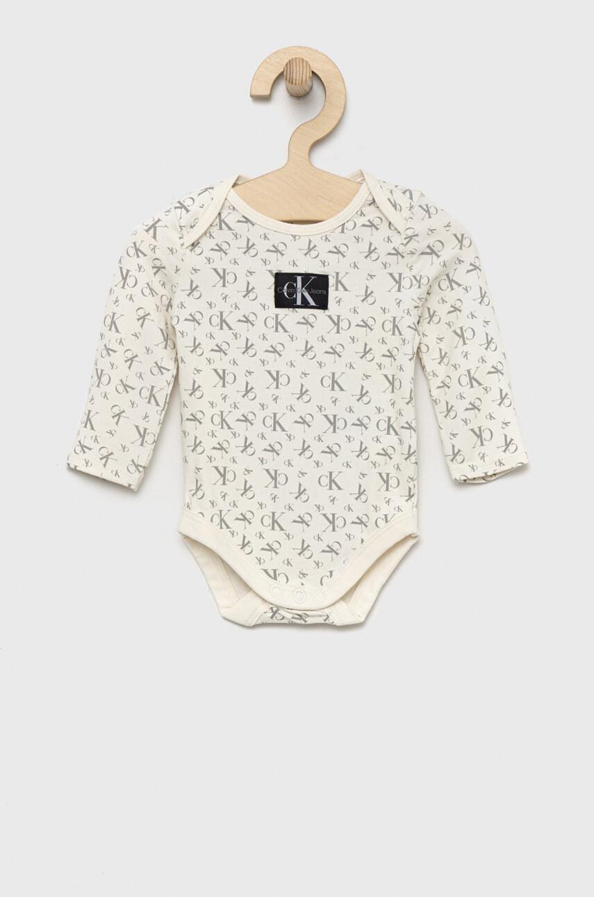 Calvin Klein Jeans Бебешко боди (3 чифта) - Pepit.bg