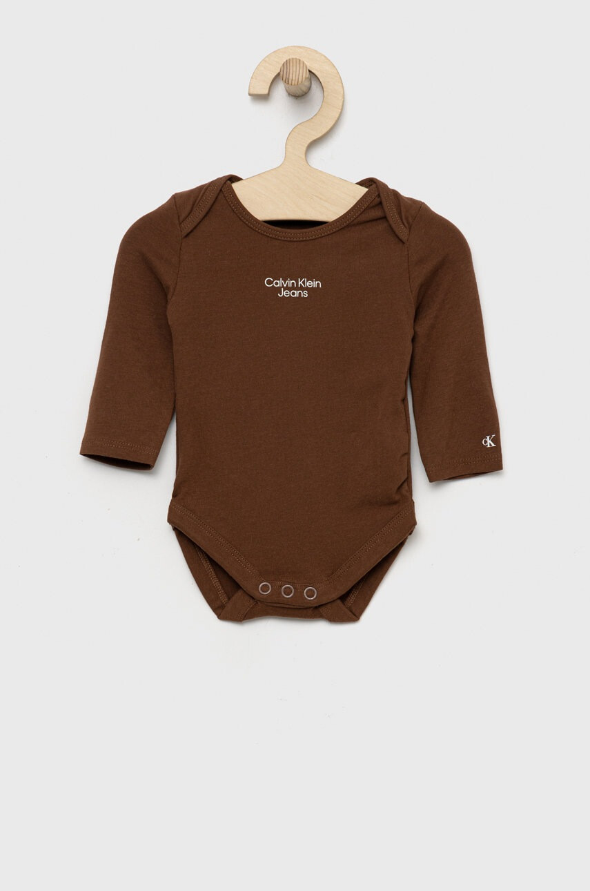 Calvin Klein Jeans Бебешко боди (3 чифта) - Pepit.bg