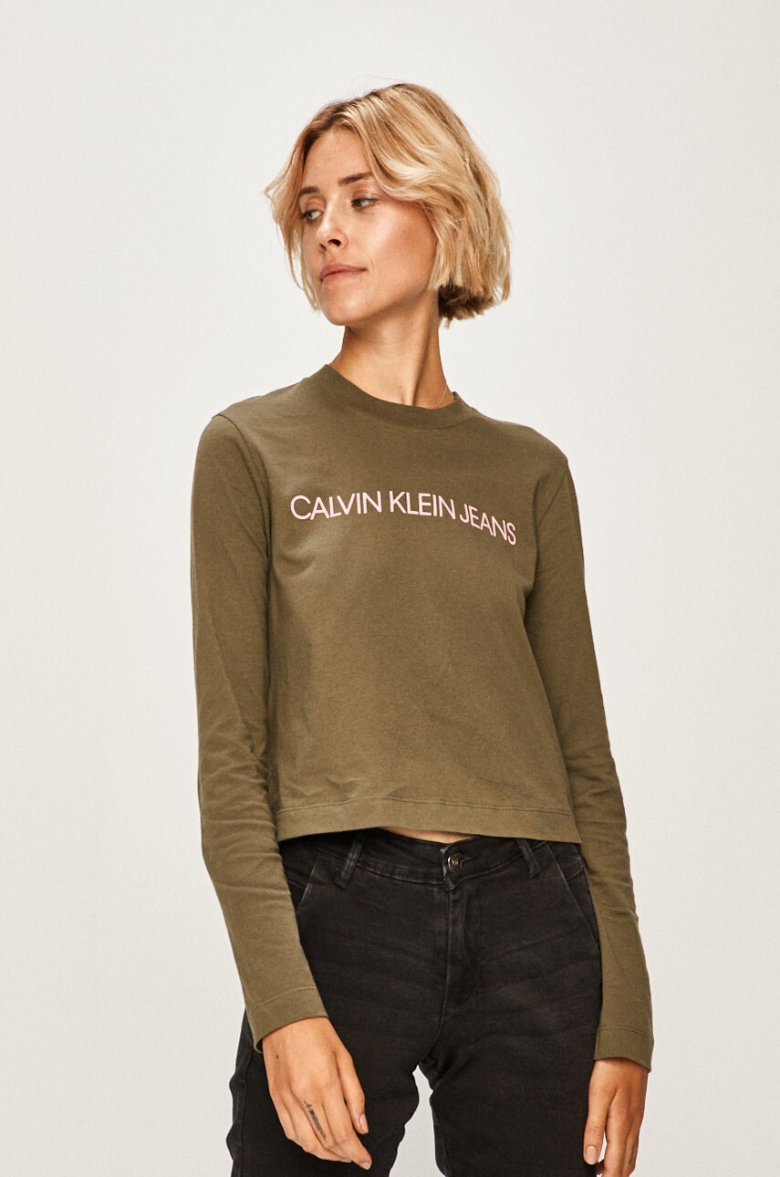 Calvin Klein Jeans Блуза с дълъг ръкав - Pepit.bg