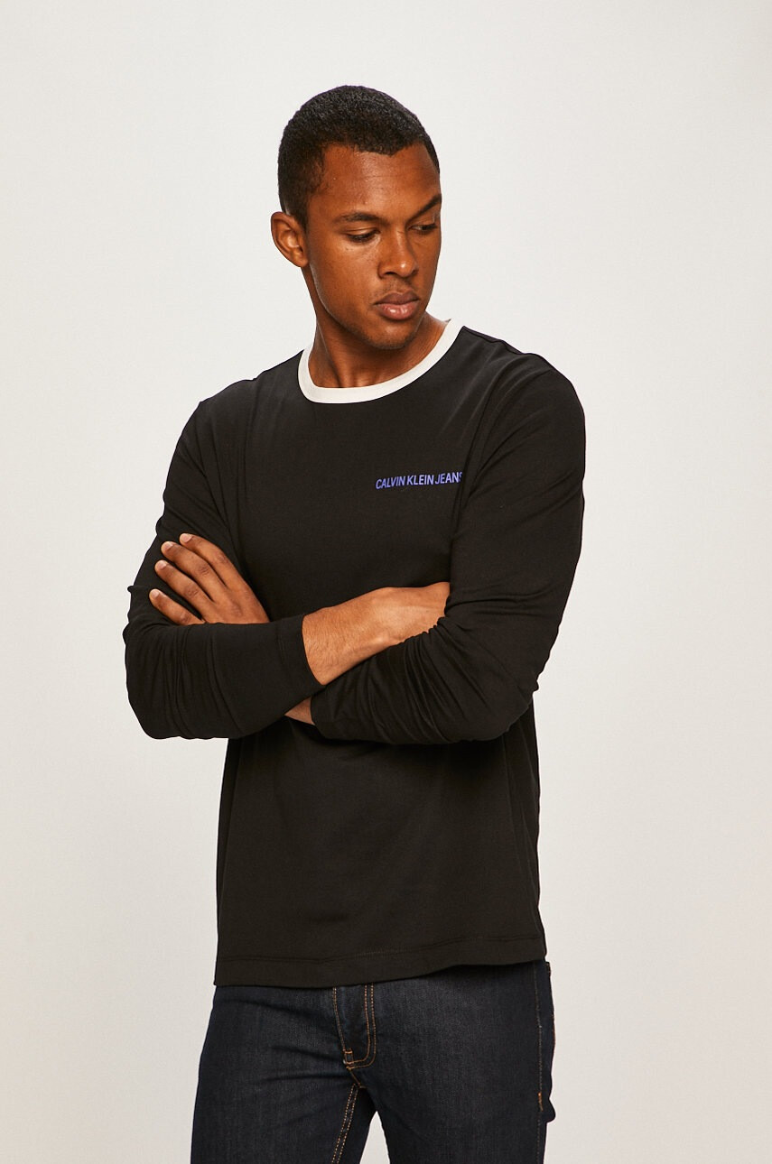 Calvin Klein Jeans Блуза с дълъг ръкав - Pepit.bg