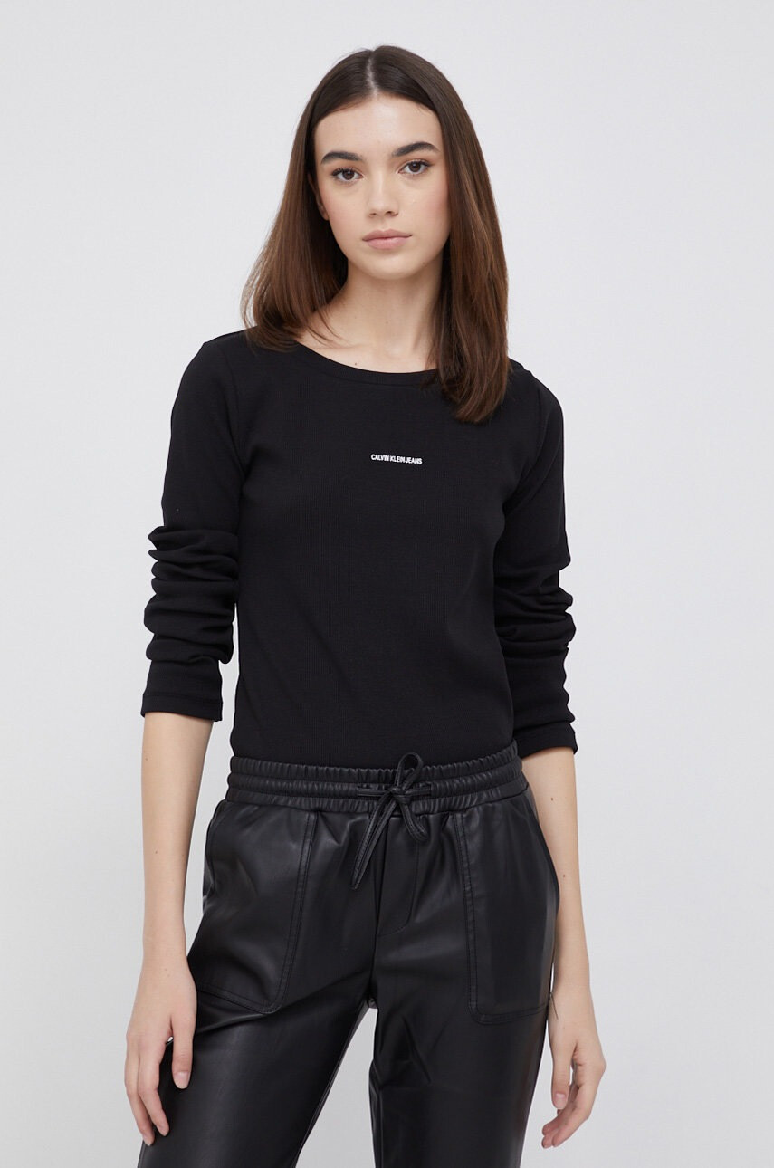 Calvin Klein Jeans Блуза с дълги ръкави - Pepit.bg